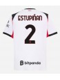 Billige AC Milan Pervis Estupinan #2 Bortedrakt 2025-26 Kortermet
